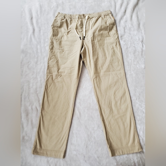Quiksilver Waterman Pants 2XL Beige Surf Drawstring - Picture 1 of 12